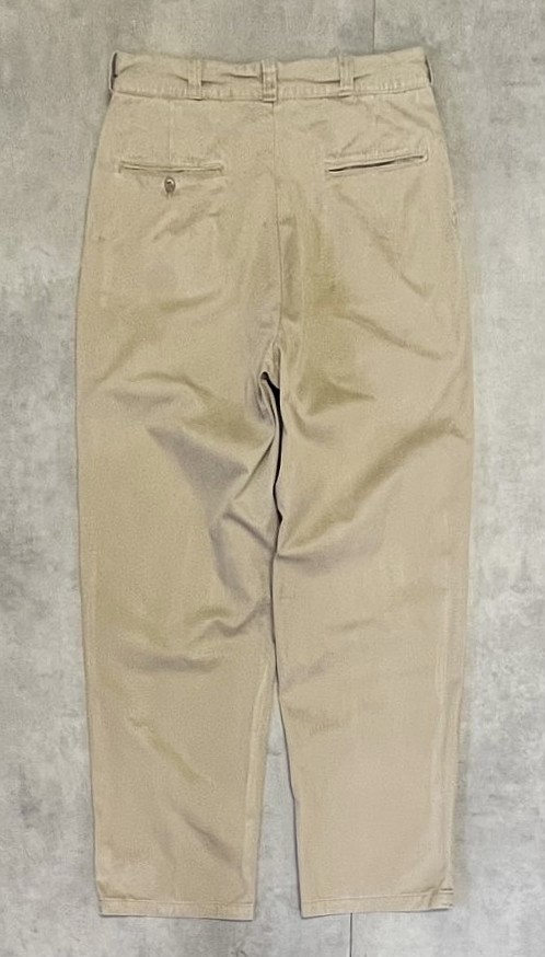 画像5: 60'S アメリカ軍 US ARMY コットン100% チノパンツ RAPIDブラスジップ (VINTAGE)