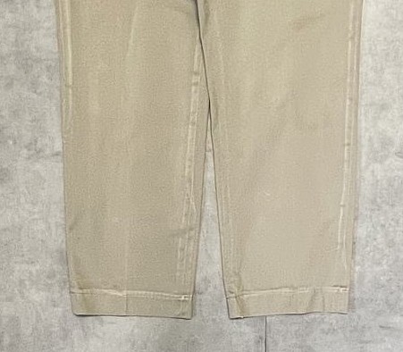 画像: 60'S アメリカ軍 US ARMY コットン100% チノパンツ TALONアルミジップ (VINTAGE)
