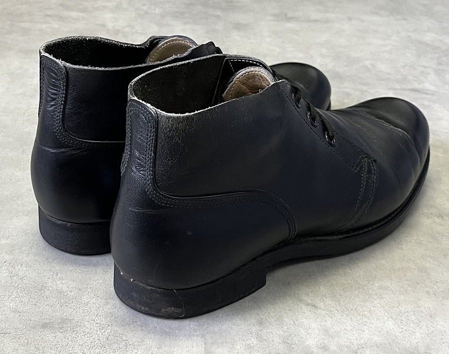 画像3: 60'S アメリカ軍 US NAVY "BELLEVILLE SHOE MFG CO製" 3アイレット スチール無し レザー チャッカブーツ (VINTAGE)