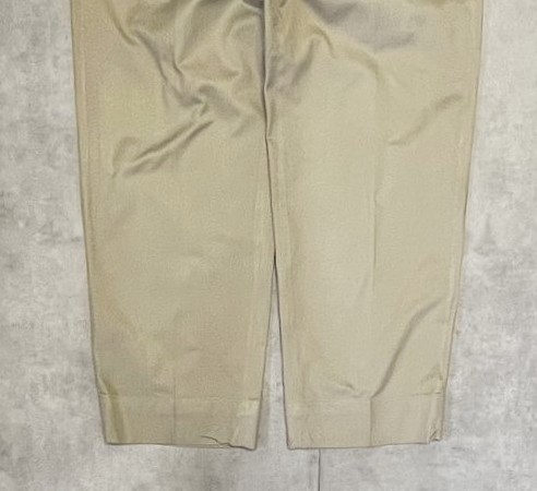 画像: 60'S アメリカ軍 USAF コットン100% チノパンツ RAPIDアルミジップ (VINTAGE)