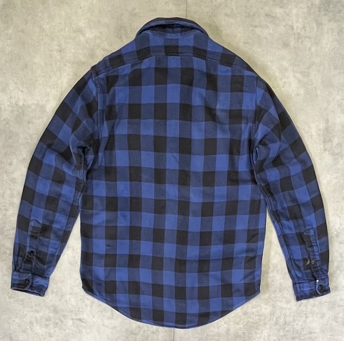 画像3: 90'S RALPH LAUREN チンスト付き ダブルフェイス フランネル ワークシャツ チェック柄 (VINTAGE)