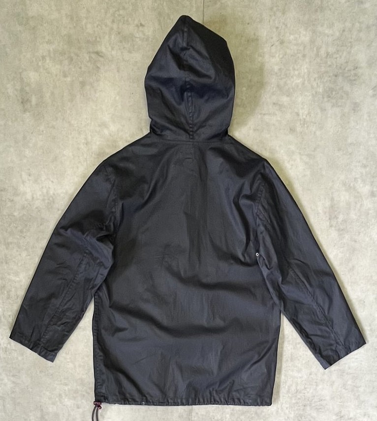 画像3: 00'S J.CREW 旧タグ コーティングコットン デッキパーカー ブラック (VINTAGE)