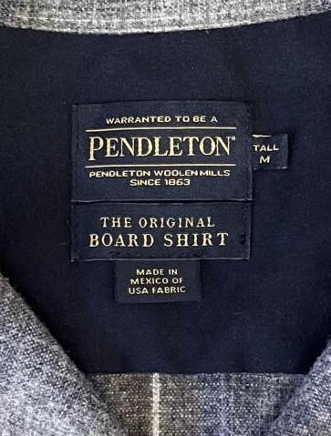 画像2: 00'S PENDLETON "BOARD SHIRT" ウール オープンカラーシャツ オンブレチェック (DEADSTOCK)