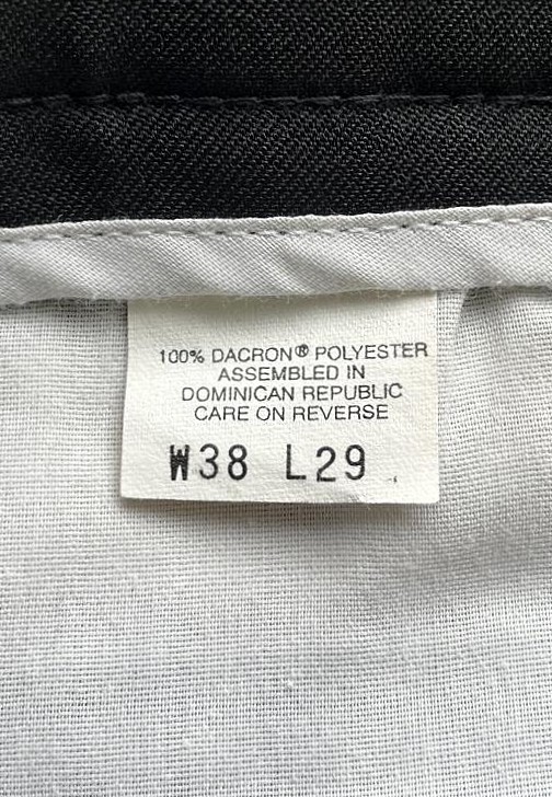 画像3: 90'S LEVIS "ACTION SLACKS" スラックス ブラック (VINTAGE)