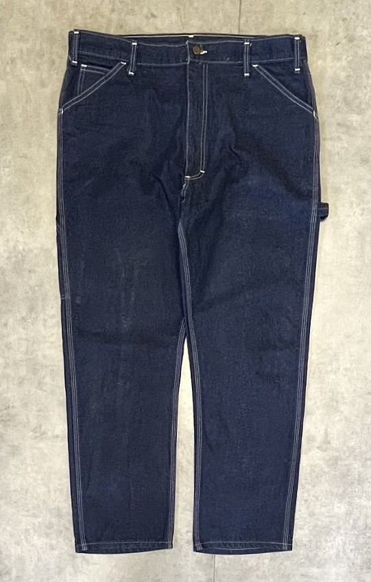 画像1: 80'S BIG SMITH デニム ペインターパンツ SCOVILLジップ W38L29 インディゴ USA製 (VINTAGE)