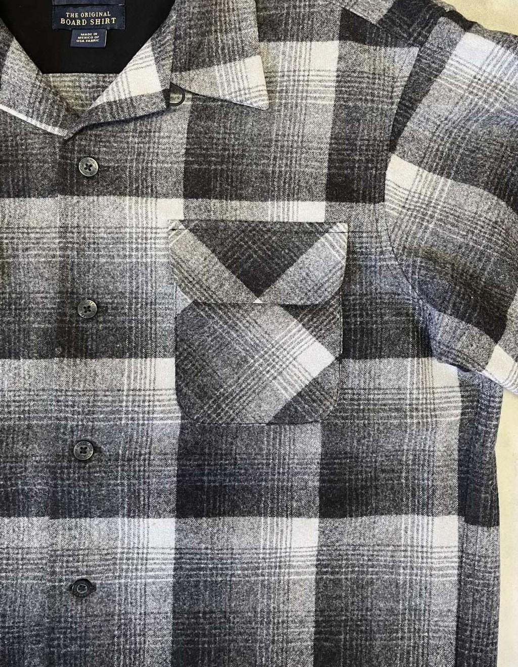 画像: 00'S PENDLETON "BOARD SHIRT" ウール オープンカラーシャツ オンブレチェック (DEADSTOCK)