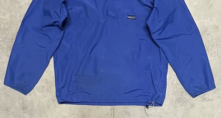 画像: 80'S PATAGONIA 旧タグ ナイロン アノラックジャケット ブルー USA製 (VINTAGE)