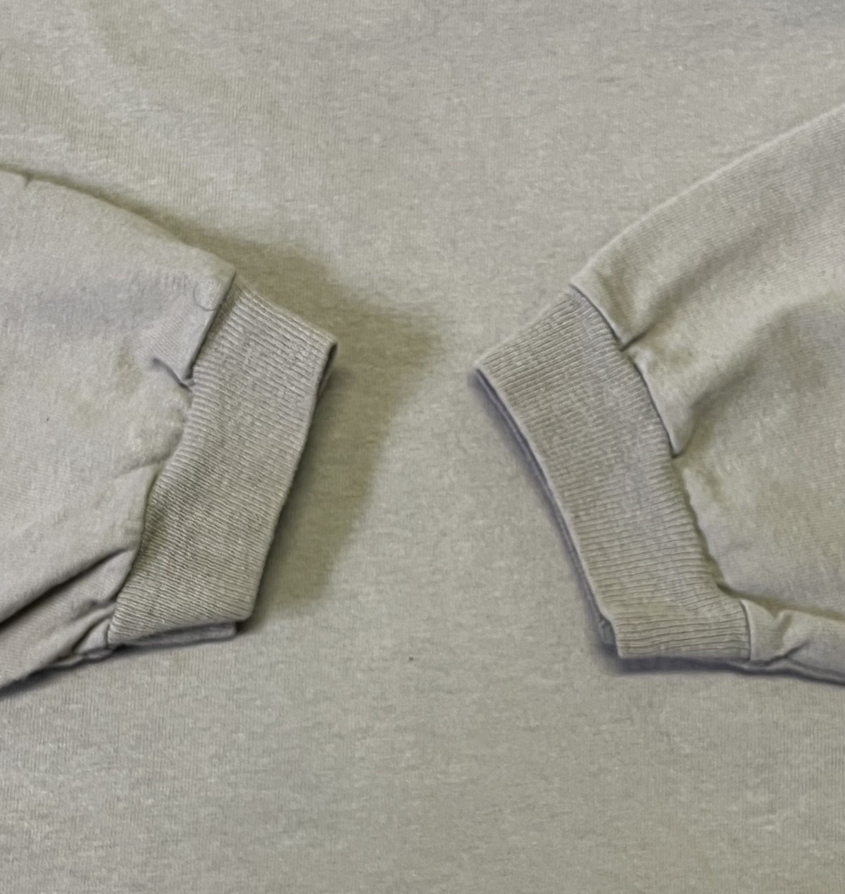 画像: 90'S PATAGONIA "BENEFICIAL T'S" オーバルロゴ バックプリント 長袖 Tシャツ ベージュ (VINTAGE)