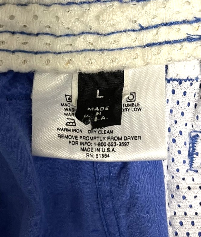 画像2: 90'S PATAGONIA 旧タグ ドローコード付き イージーパンツ ブルー USA製 (VINTAGE)