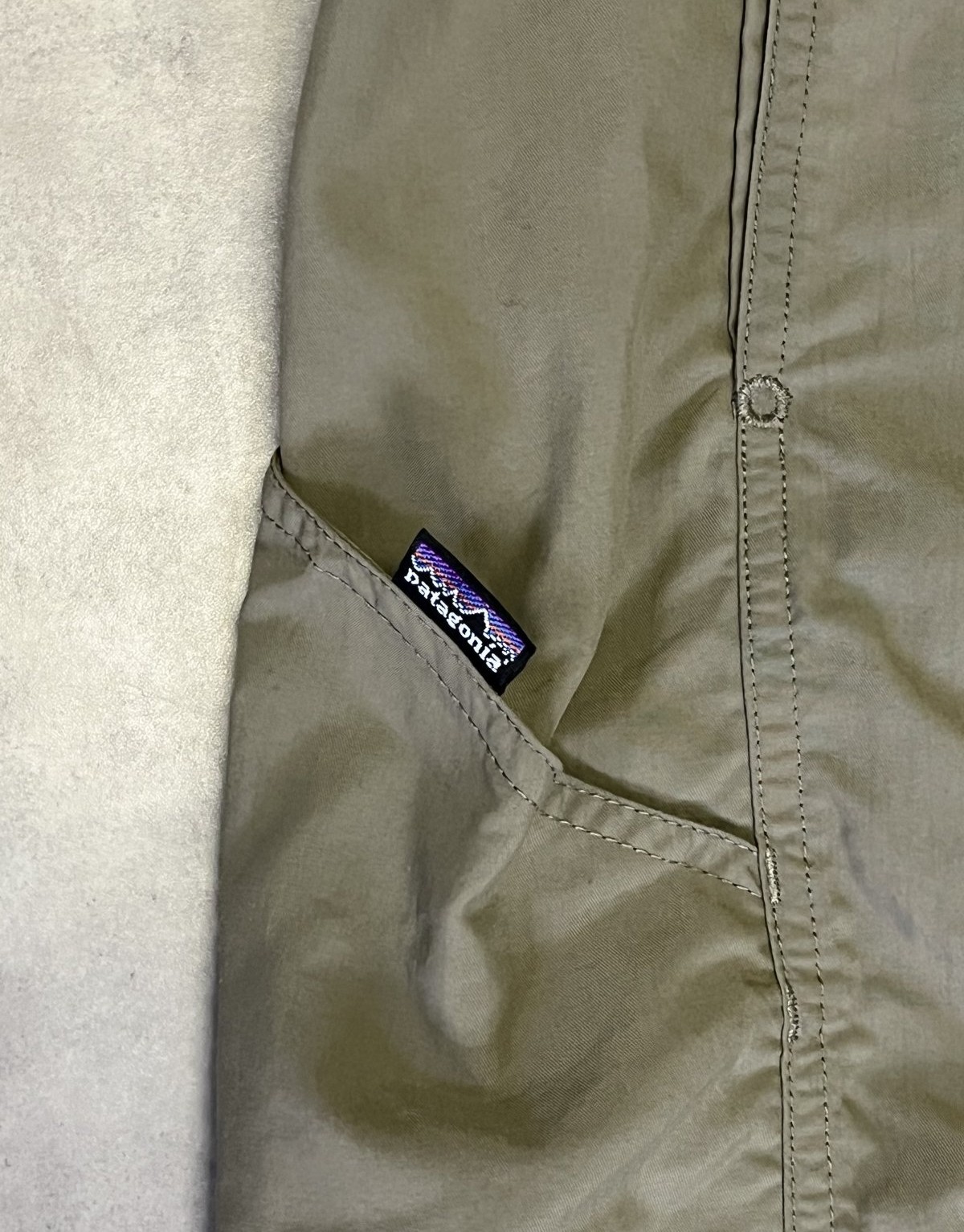 画像3: 00'S PATAGONIA "GI II PANTS" ベルト付き ナイロンパンツ カーキ (VINTAGE)