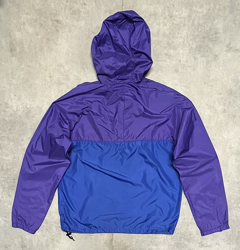画像4: 90'S PATAGONIA 旧タグ "FEATHER WEIGHT SHELL PULLOVER" リップストップ アノラック パープル/ブルー (VINTAGE)