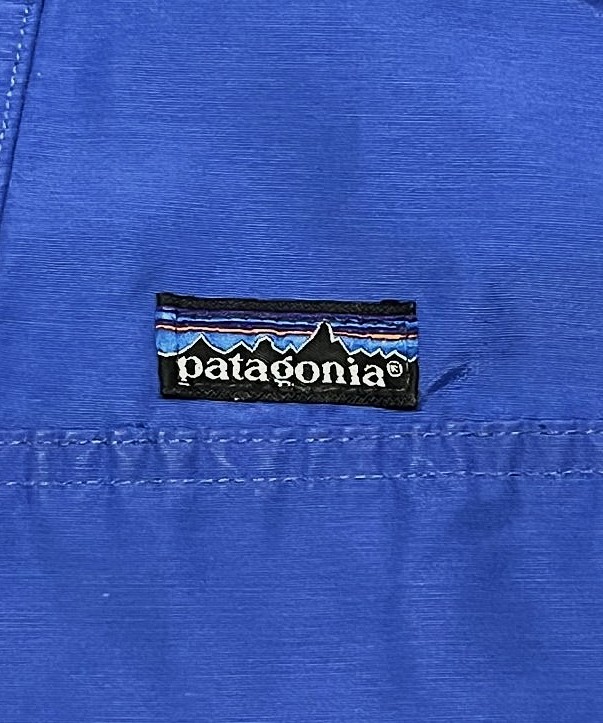 画像3: 80'S PATAGONIA 旧タグ ナイロン アノラックジャケット ブルー USA製 (VINTAGE)