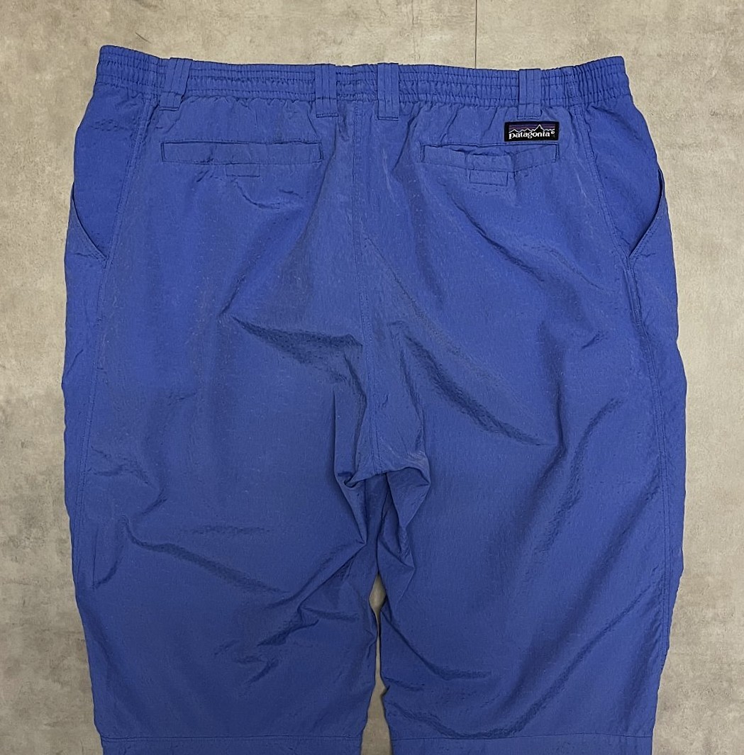 画像: 90'S PATAGONIA 旧タグ ドローコード付き イージーパンツ ブルー USA製 (VINTAGE)
