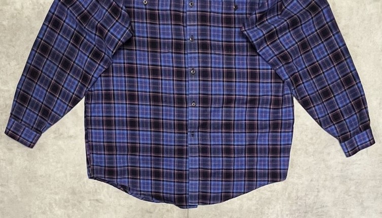 画像: 90'S PATAGONIA 旧タグ コットン 長袖シャツ チェック柄 ポルトガル製 (VINTAGE)