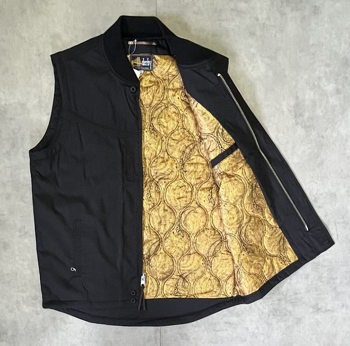 画像3: DERBY OF SAN FRANCISCO ダービーベスト ブラック/ゴールドペイズリー (NEW)