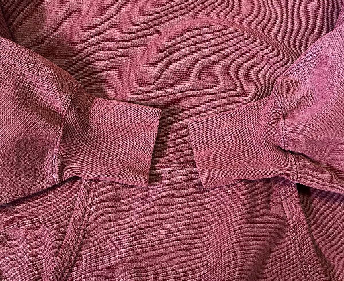 画像: 90'S CHAMPION 刺繍タグ リバースウィーブ パーカー バーガンディ USA製 (VINTAGE)