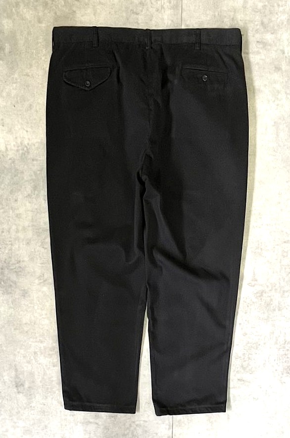 画像3: 90'S RALPH LAUREN ツープリーツ チノパンツ ブラック W40L30 (VINTAGE)