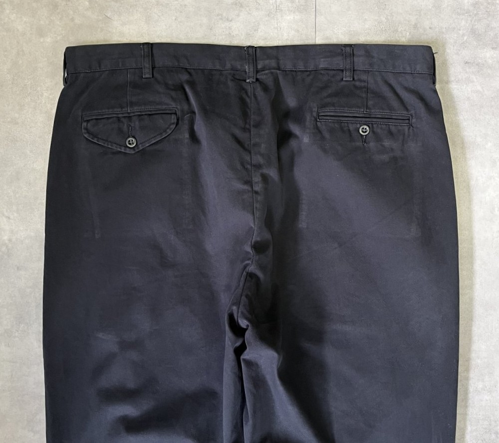 画像: 90'S RALPH LAUREN ツープリーツ チノパンツ ブラック W40L30 (VINTAGE)