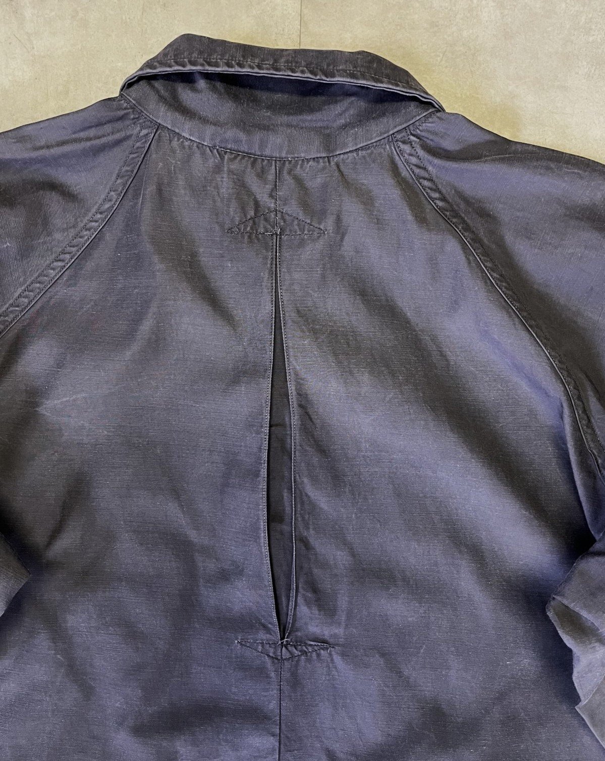 画像6: 50'S UNKNOWN チンスト付き バックプリーツ ドリズラージャケット CONMATICジップ チャコール (VINTAGE)