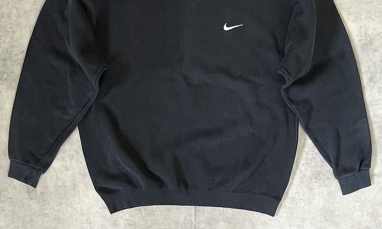 画像: 90'S NIKE 白タグ スウェットシャツ ブラック USA製 (VINTAGE)