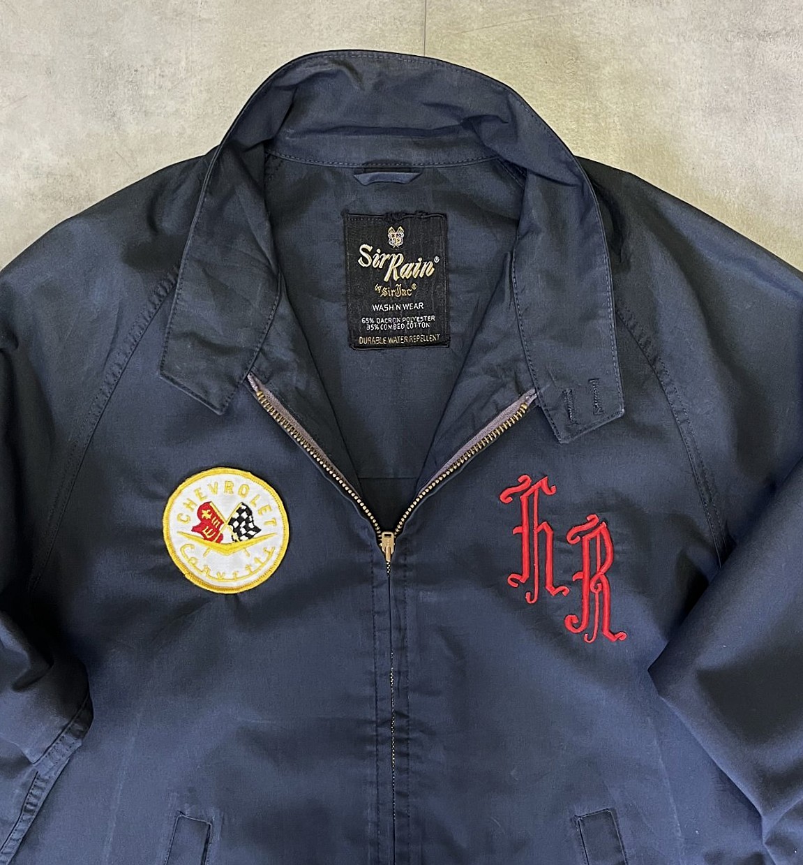画像: 60'S SIR RAIN by SIR JAC ドリズラージャケット ブラック TALONジップ (VINTAGE)