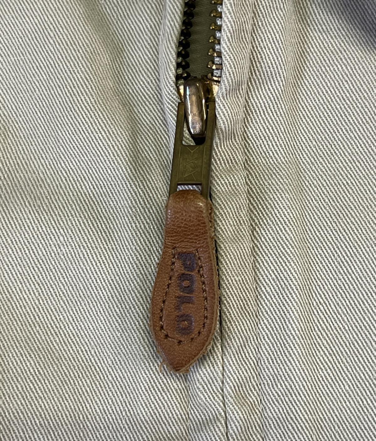 画像3: 80'S RALPH LAUREN 三角タグ チンスト付き ドリズラージャケット ベージュ USA製 (VINTAGE)