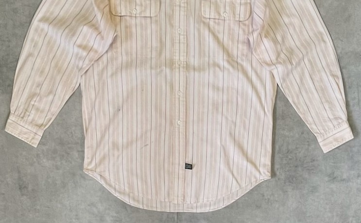 画像: 90'S RALPH LAUREN "POLO COUNTRY" ポプリンシャツ ストライプ (VINTAGE)