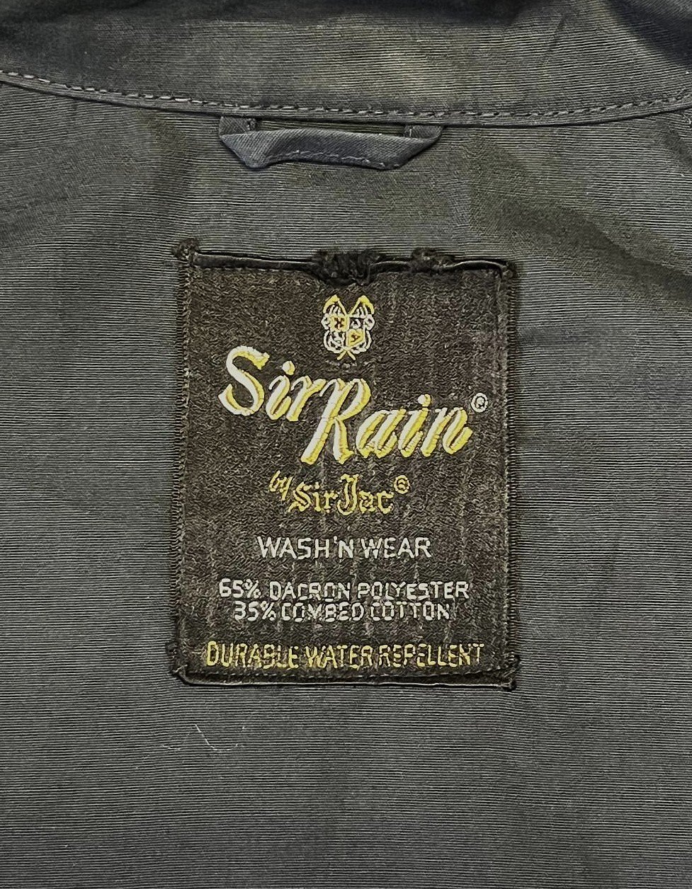 画像2: 60'S SIR RAIN by SIR JAC ドリズラージャケット ブラック TALONジップ (VINTAGE)