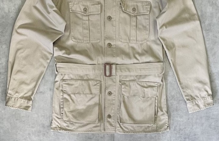 画像: 90'S LL Bean サファリジャケット ベージュ USA製 (VINTAGE)