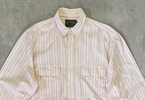 画像: 90'S RALPH LAUREN "POLO COUNTRY" ポプリンシャツ ストライプ (VINTAGE)