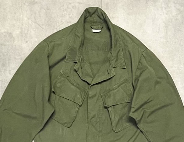 画像: 60'S アメリカ軍 US ARMY "JUNGLE FATIGUE 3rd" ノンリップ ファティーグジャケット (VINTAGE)