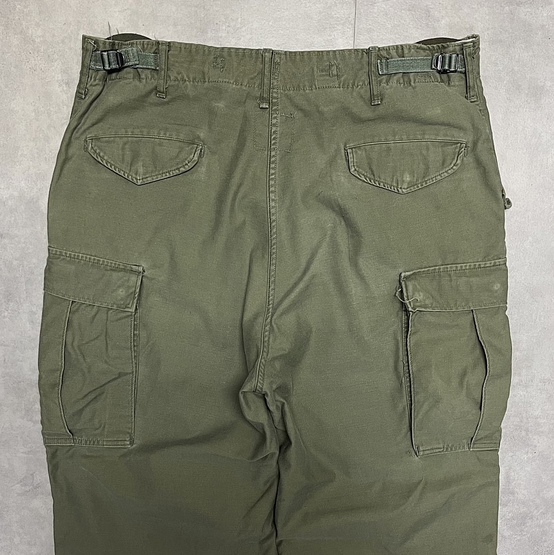 画像: 60'S アメリカ軍 US ARMY M-65 フィールドパンツ SCOVILLアルミジップ  M-R (VINTAGE)