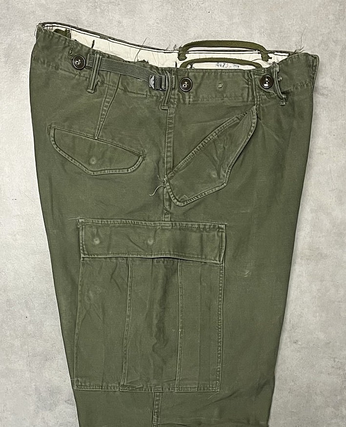 画像4: 50'S アメリカ軍 US ARMY M-51 フィールドパンツ TALONアルミジップ S-R (VINTAGE)