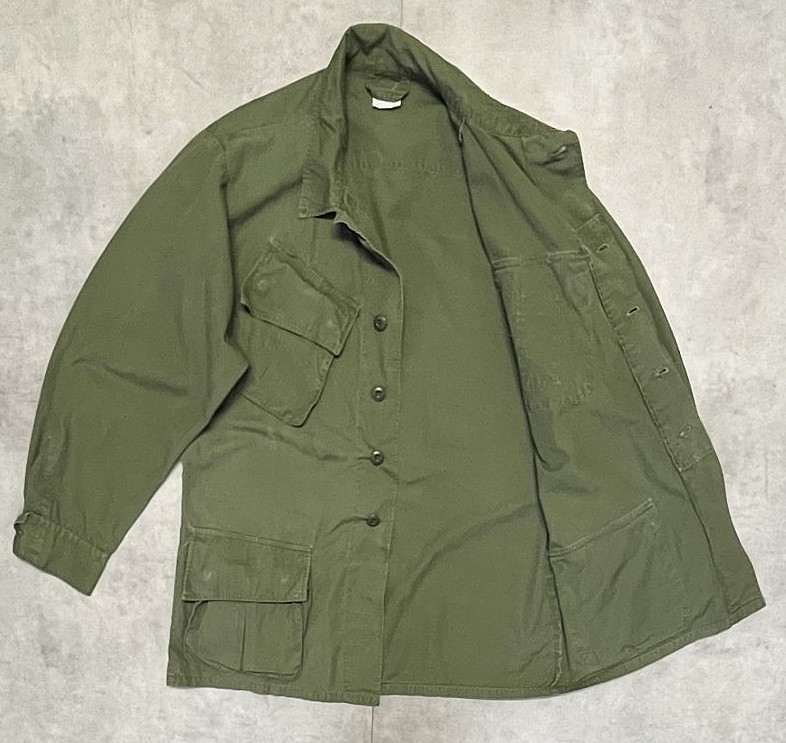 画像3: 60'S アメリカ軍 US ARMY "JUNGLE FATIGUE 3rd" ノンリップ ファティーグジャケット (VINTAGE)