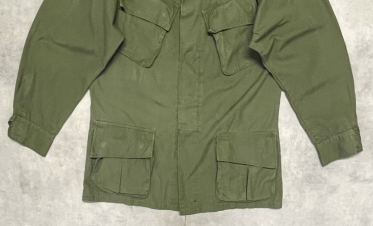 画像: 60'S アメリカ軍 US ARMY "JUNGLE FATIGUE 3rd" ノンリップ ファティーグジャケット (VINTAGE)