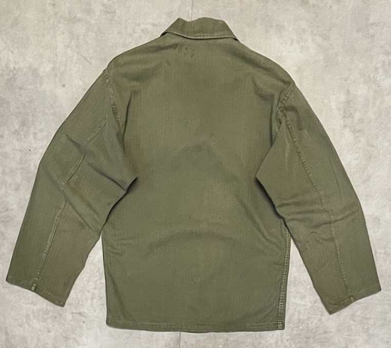 画像4: 40'S アメリカ軍 US ARMY "M-47" ヘリンボーンツイル ユーティリティシャツ (VINTAGE)