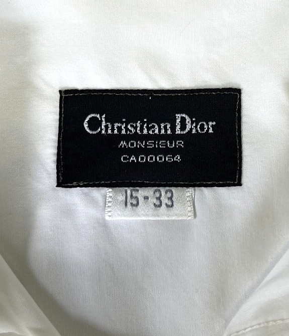 画像2: 80'S CHRISTIAN DIOR MONSIEUR ポプリンシャツ ホワイト (VINTAGE)