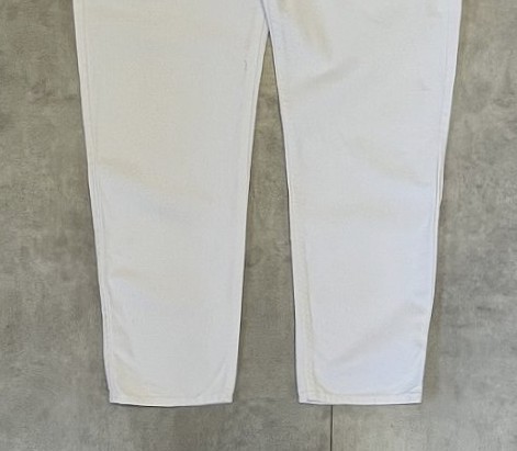 画像: 70'S LEVIS "STA-PREST" 黒タブ BIG E ボタン裏1 ホップサック スタプレストパンツ ホワイト 42TALONジップ USA製 (VINTAGE)