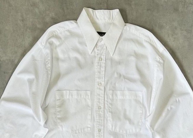 画像: 80'S CHRISTIAN DIOR MONSIEUR ポプリンシャツ ホワイト (VINTAGE)