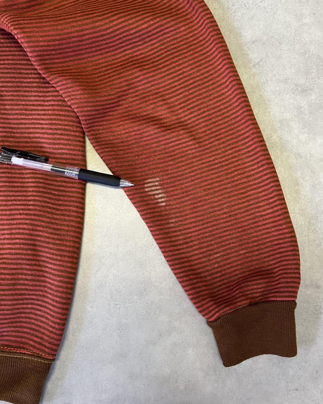 画像4: 70'S SPORTSWEAR ラグランスリーブ スウェットシャツ ボーダー柄 (VINTAGE)