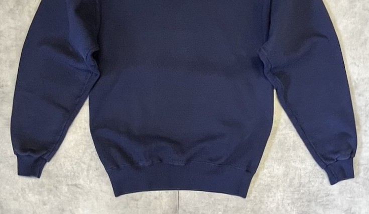 画像: 80'S LL Bean by RUSSELL ATHLETIC 前Vガゼット スウェットシャツ ネイビー USA製 (VINTAGE)