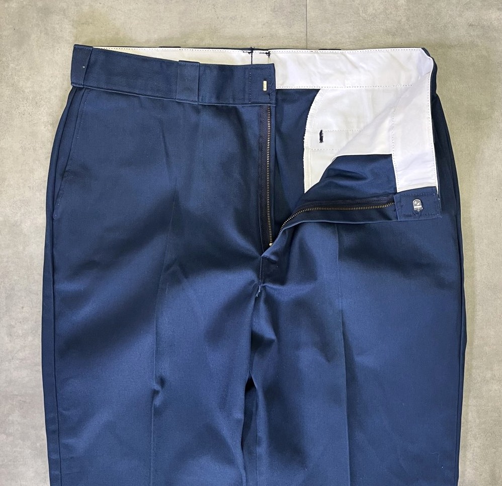 画像: 80'S DICKIES 874 チビタグ ワークパンツ ネイビー W38L30 USA製 (VINTAGE)