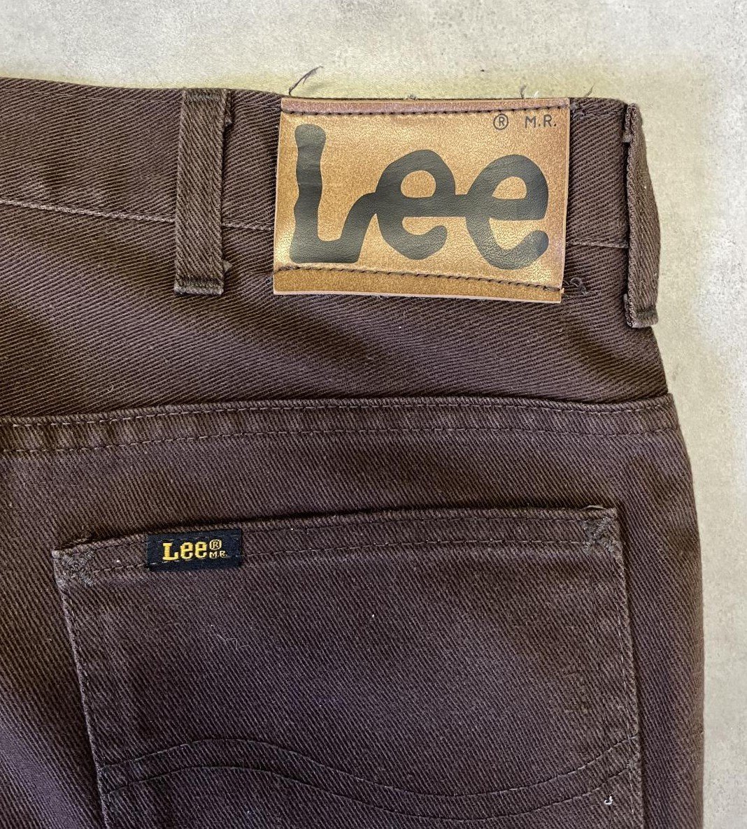 画像5: 70'S Lee 200 カツラギ ブーツカット 42TALONジップ ブラウン USA製 (VINTAGE)