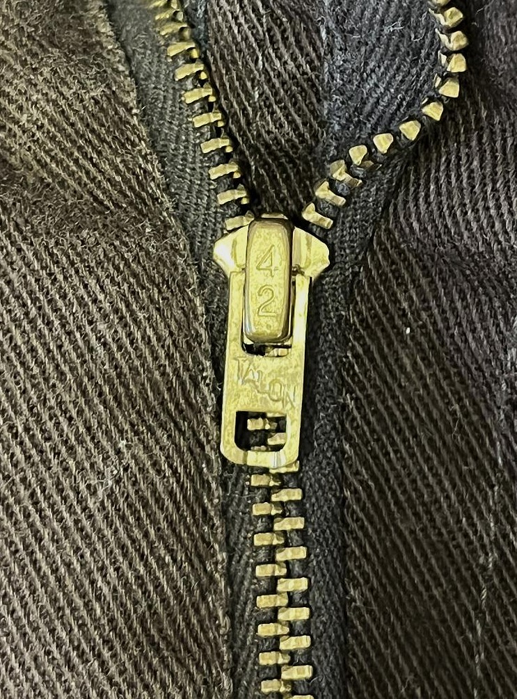 画像3: 70'S Lee 200 カツラギ ブーツカット 42TALONジップ ブラウン USA製 (VINTAGE)