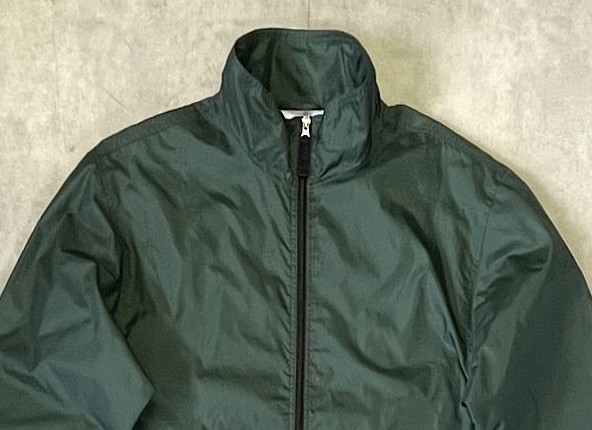 画像: 90'S VINTAGE GAP by SEAN WOTHERSPOON 旧タグ フルジップ ナイロンジャケット ダークグリーン (VINTAGE)