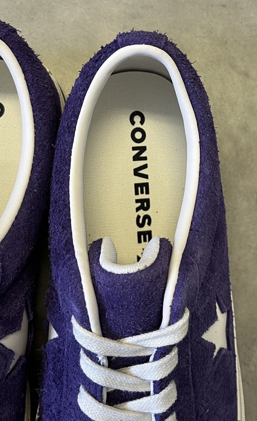 画像: CONVERSE "ONE STAR" スウェード ローカット パープル 箱付き (NEW)