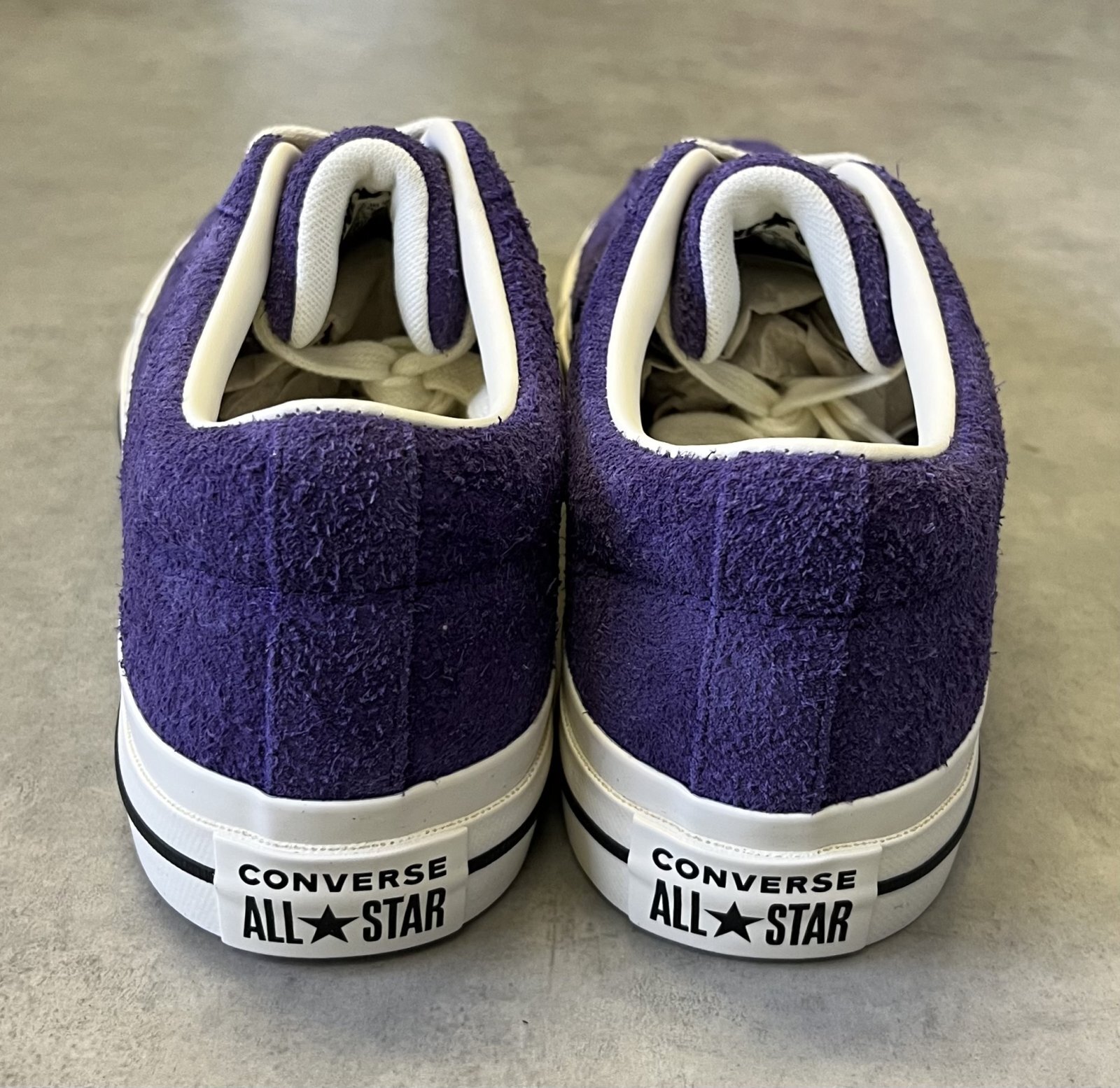 画像5: CONVERSE "ONE STAR" スウェード ローカット パープル 箱付き (NEW)