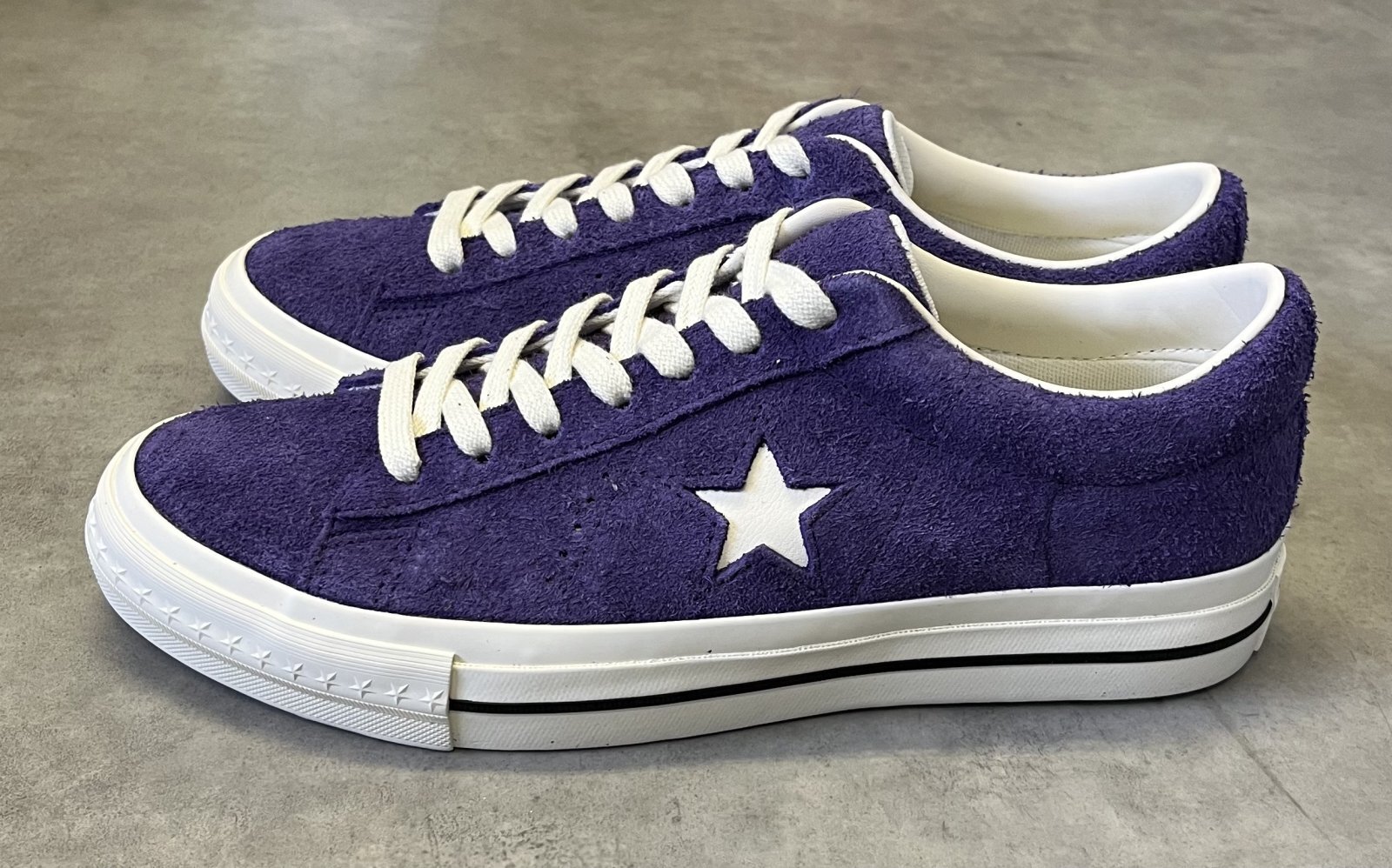 画像3: CONVERSE "ONE STAR" スウェード ローカット パープル 箱付き (NEW)
