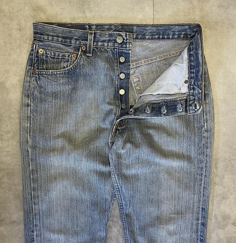 画像: 00'S LEVIS 501 デニム インディゴ W33L30 USA製 (VINTAGE)