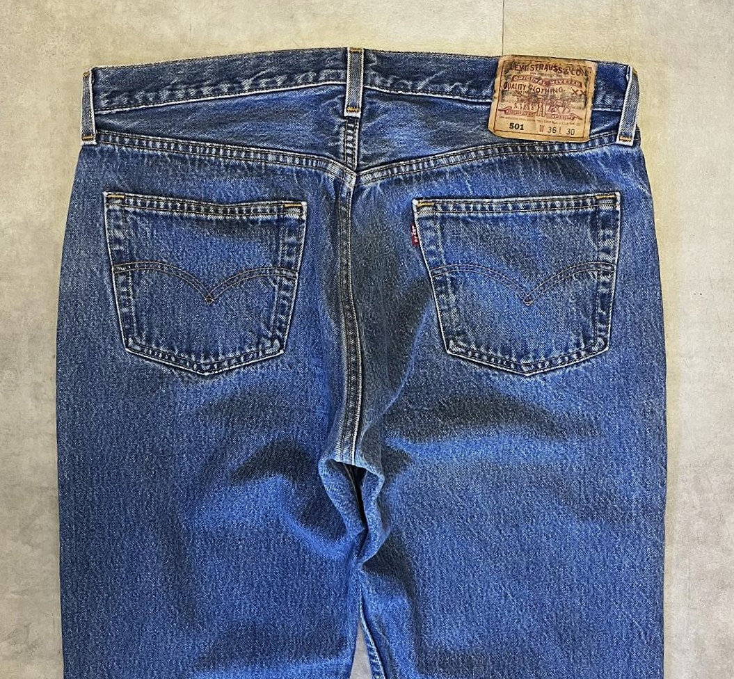 画像: 00'S LEVIS 501 デニム インディゴ W36L30 USA製 (VINTAGE)